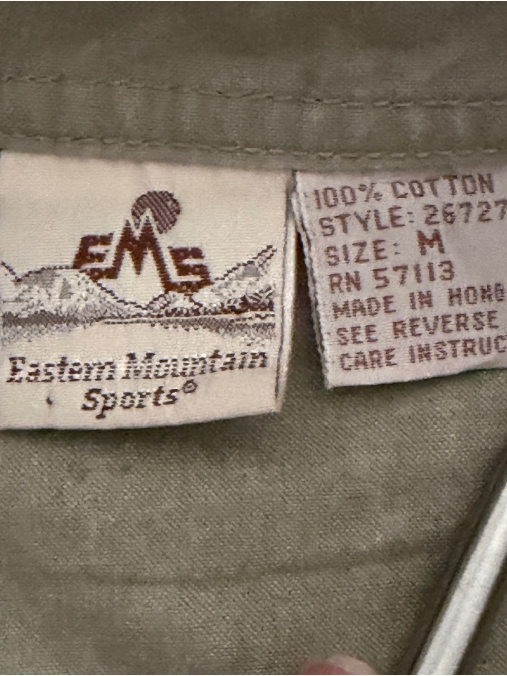 Vintage 80s EMS Fishing Vest Sz Medium Beige Tons Of Pockets Thick Cotton Zip - Picture 2 of 14
